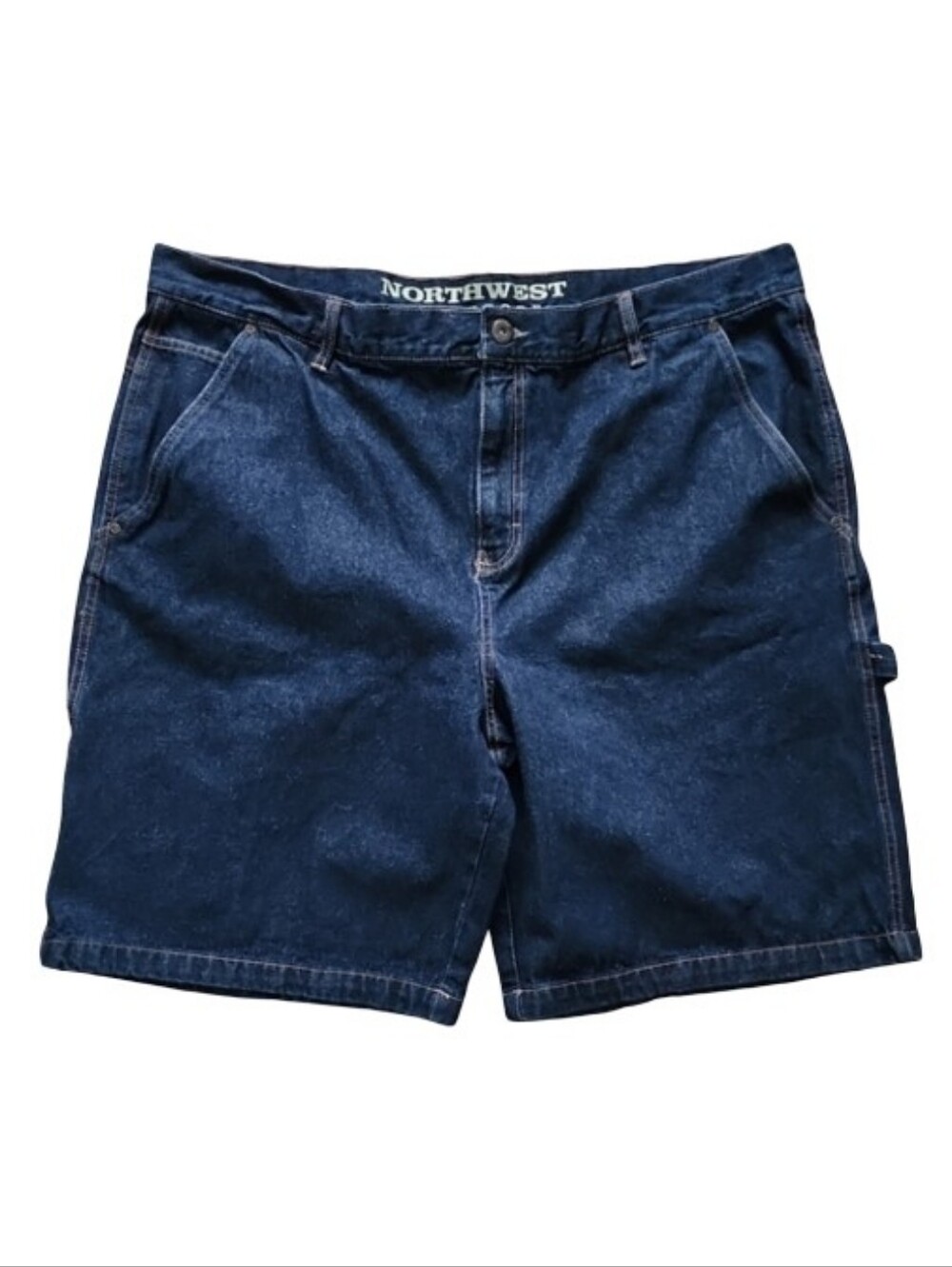 Northwest Territory Denim Carpenter Shorts Men's 42 Dark Wash‎ Utility Workwear